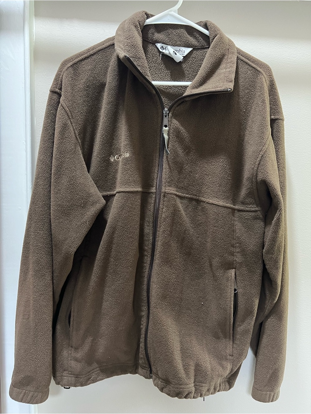 Columbia Brown Full-Zip Fleece Jacket
